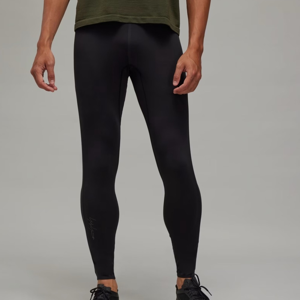 Y-3 classic running leggings tights men black l nwt Yohji Yamamoto x adidas